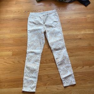 Snake Print Jeans